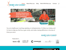 Tablet Screenshot of maryloucaskey.com